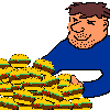 Hairy Man Eating Burgers 25k