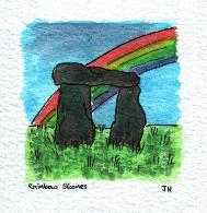 Rainbow Stones - Watercolour 11k