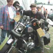 Me on a Harley at Pride 1995 5.5k